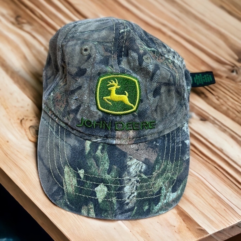 John Deere Toddler Hat Camouflage Green Kids Baseball Cap